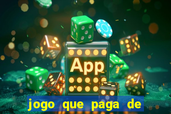 jogo que paga de verdade no pix